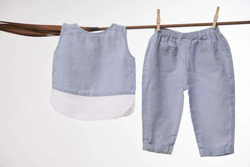 2 Colour Shirt & Trousers Set
