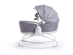 3 in 1 Rocker Napper Grey Cozy with Canopy