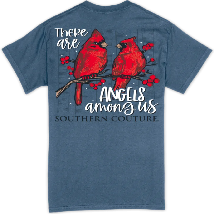 Angels Among Us Cardinal Graphic Tee
