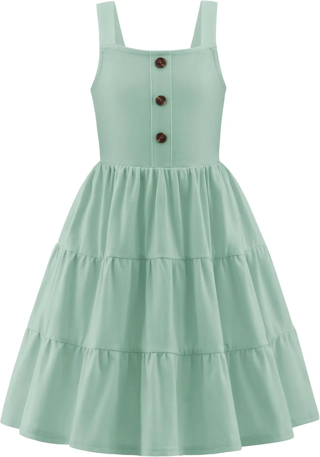 Arshiner Toddler Girl Dresses Casual Sleeveless Swing Flowy Sundress