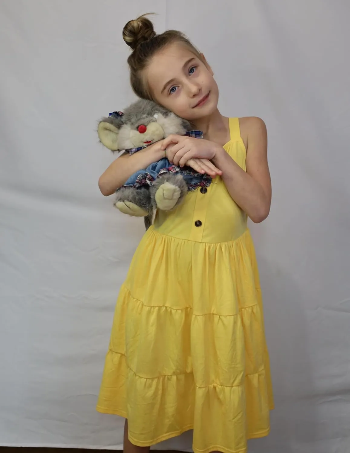 Arshiner Toddler Girl Dresses Casual Sleeveless Swing Flowy Sundress