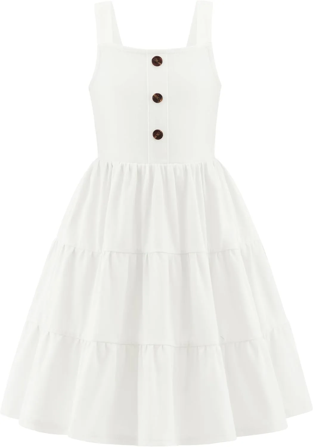 Arshiner Toddler Girl Dresses Casual Sleeveless Swing Flowy Sundress