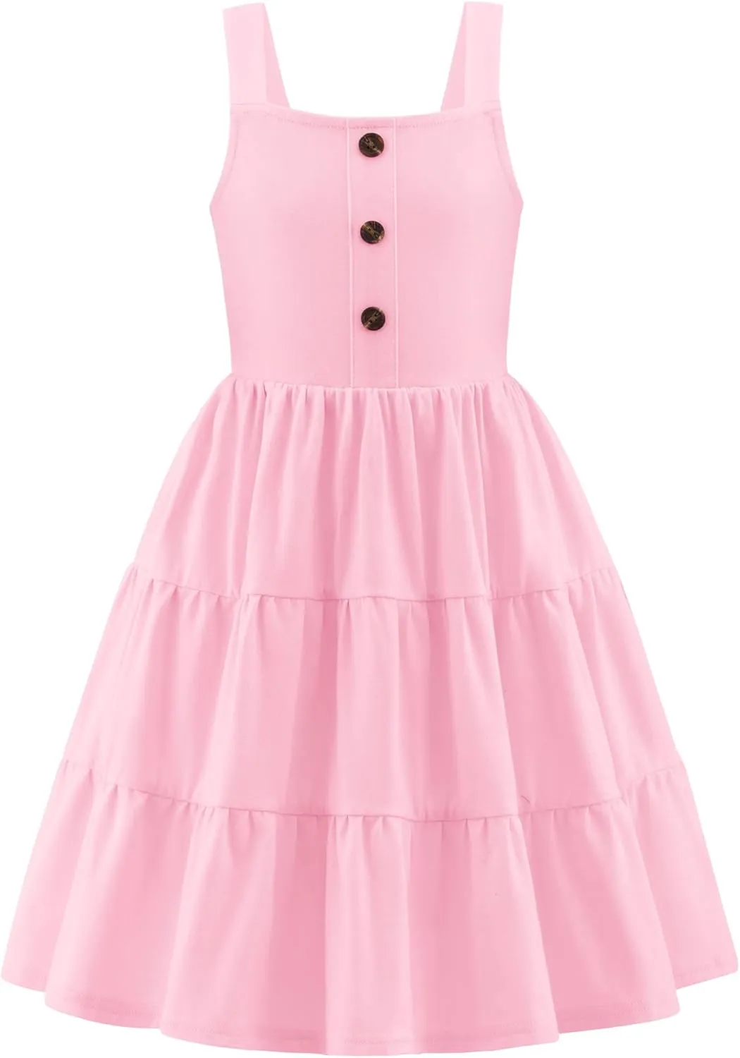 Arshiner Toddler Girl Dresses Casual Sleeveless Swing Flowy Sundress