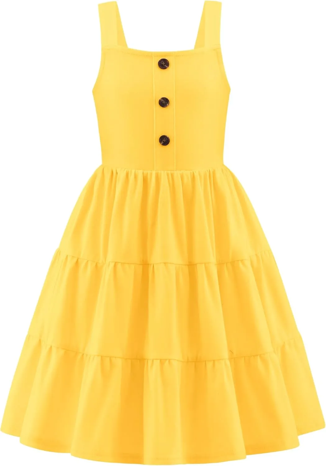 Arshiner Toddler Girl Dresses Casual Sleeveless Swing Flowy Sundress