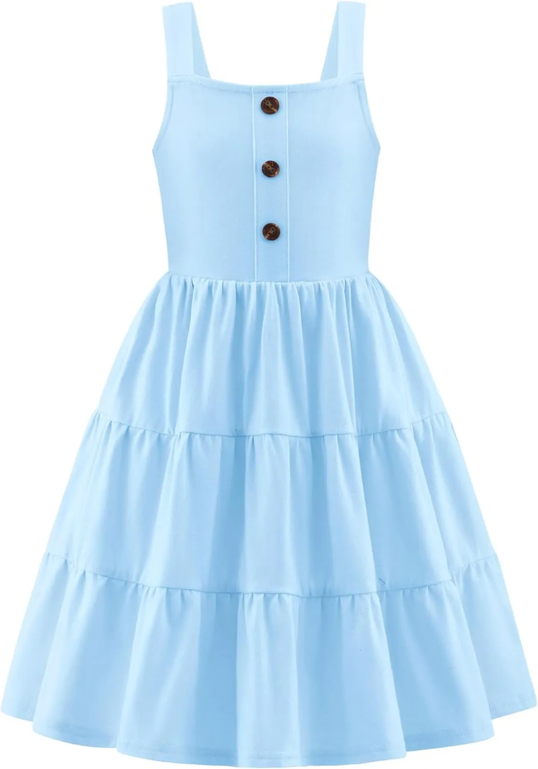 Arshiner Toddler Girl Dresses Casual Sleeveless Swing Flowy Sundress