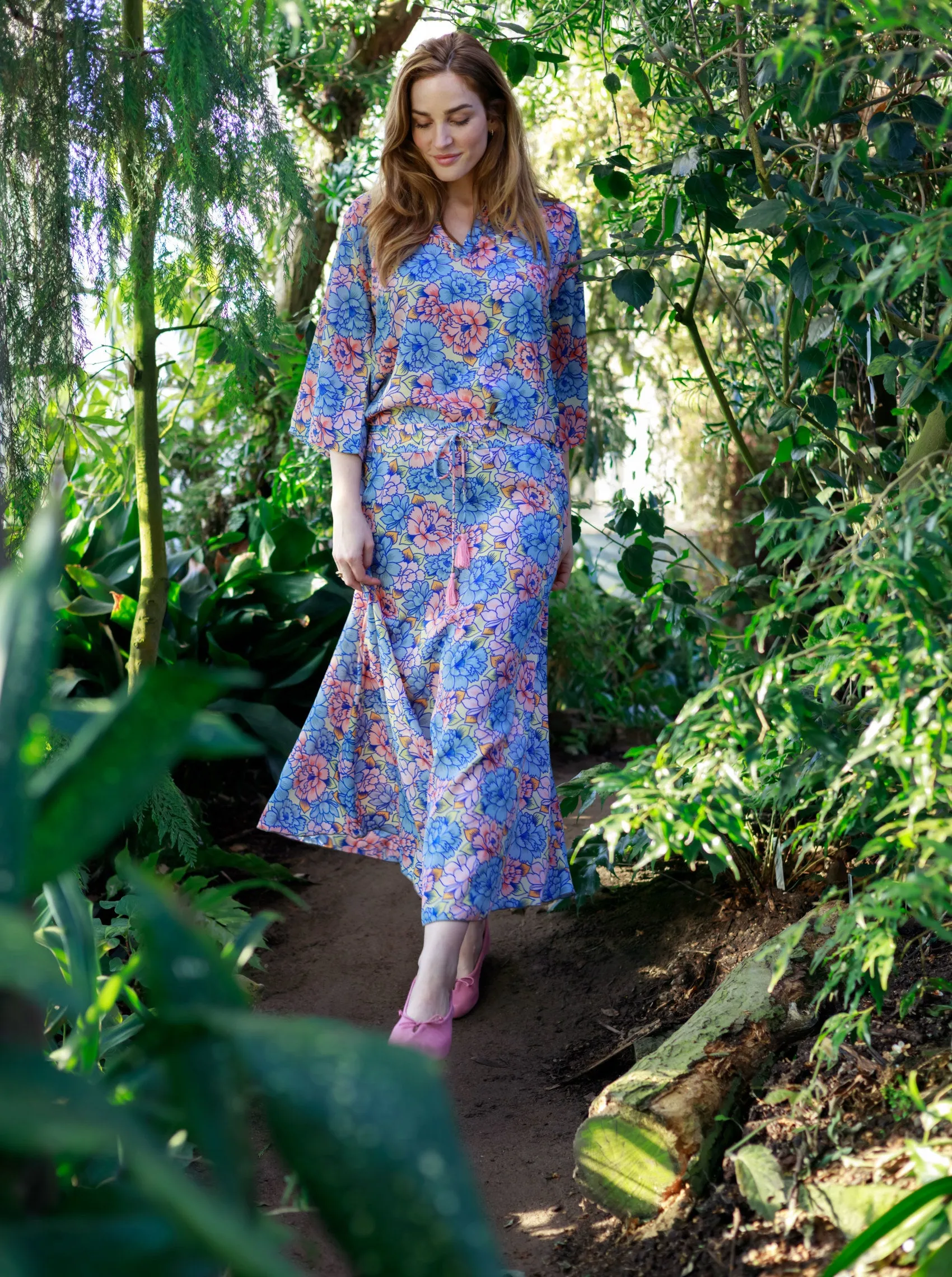 BCLUNA regular skirt - Blossom Blue
