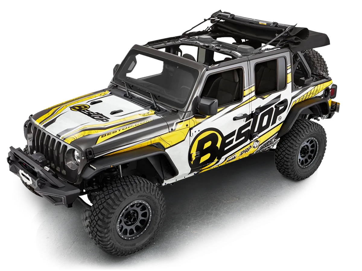 BESTOP Supertop Ultra (Black Twill) for 18-up Jeep Wrangler JL Unlimited