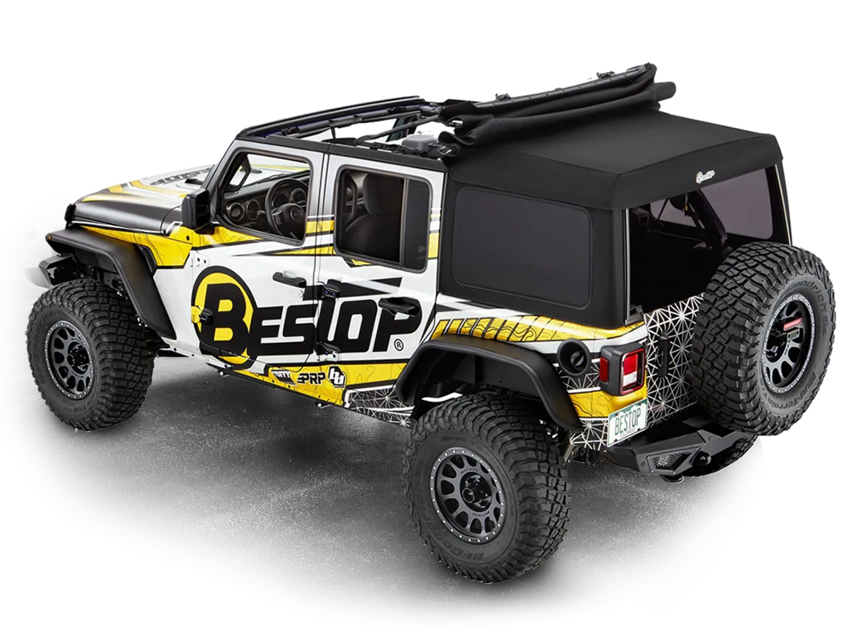 BESTOP Supertop Ultra (Black Twill) for 18-up Jeep Wrangler JL Unlimited