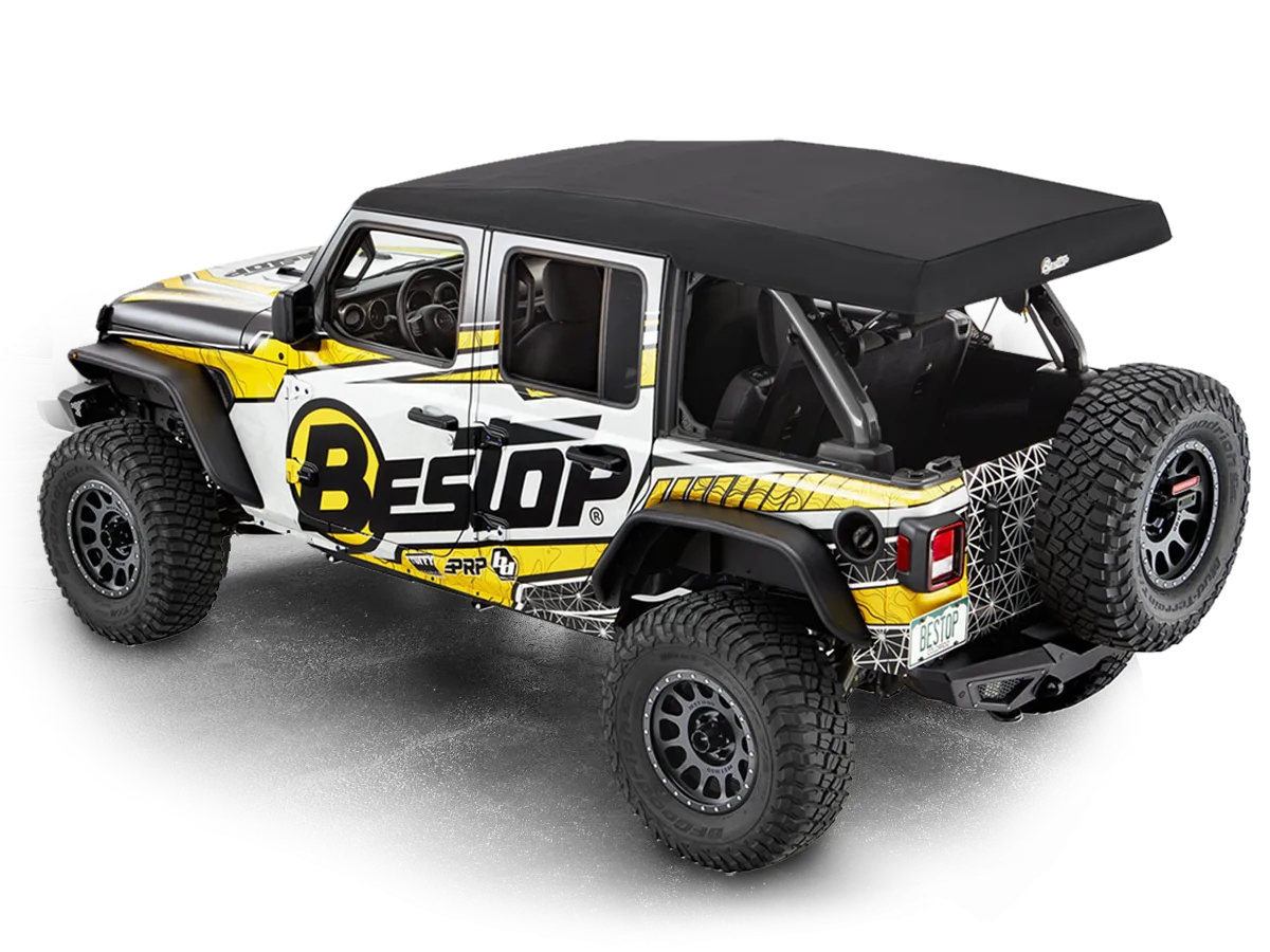 BESTOP Supertop Ultra (Black Twill) for 18-up Jeep Wrangler JL Unlimited