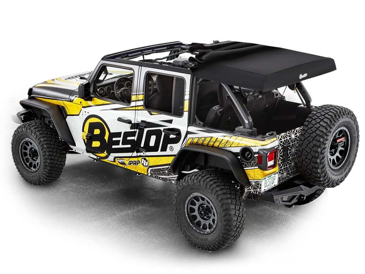 BESTOP Supertop Ultra (Black Twill) for 18-up Jeep Wrangler JL Unlimited
