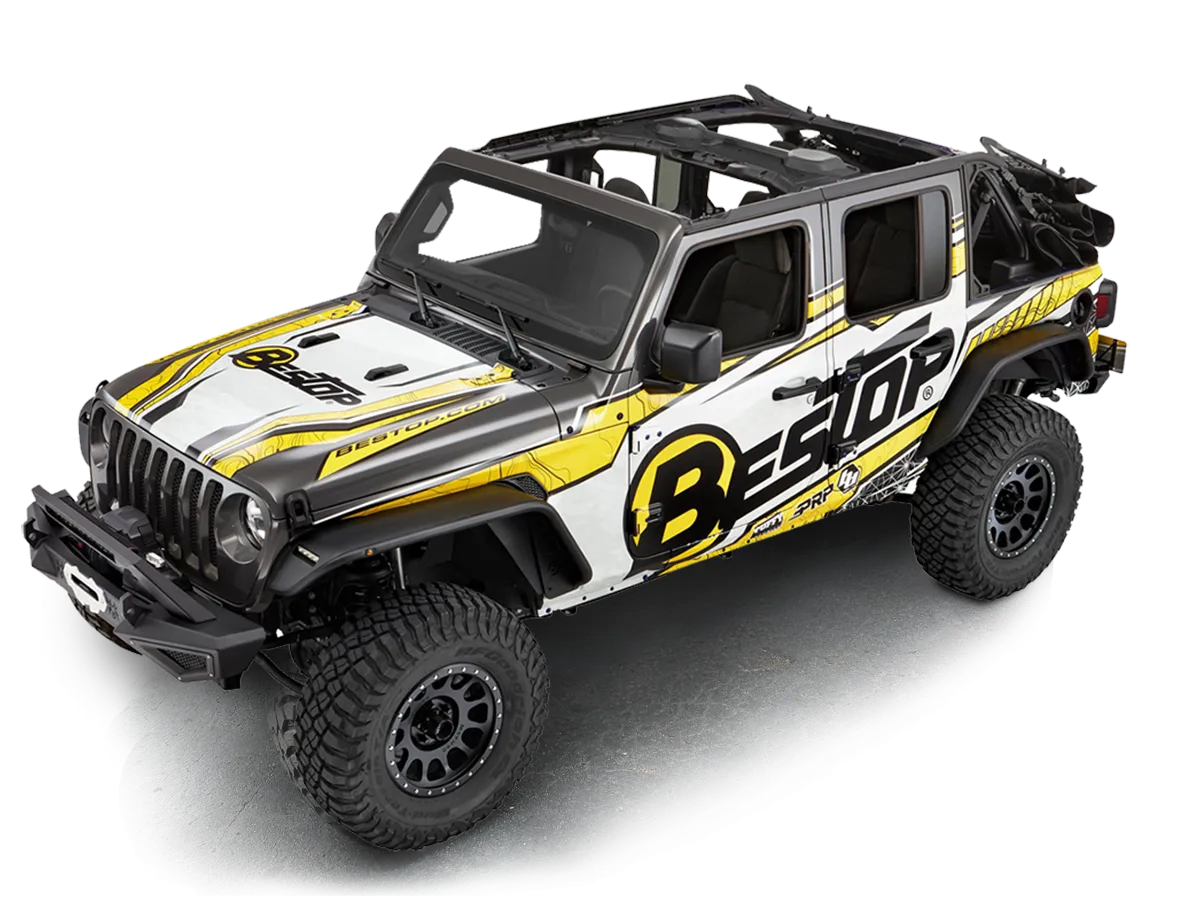 BESTOP Supertop Ultra (Black Twill) for 18-up Jeep Wrangler JL Unlimited
