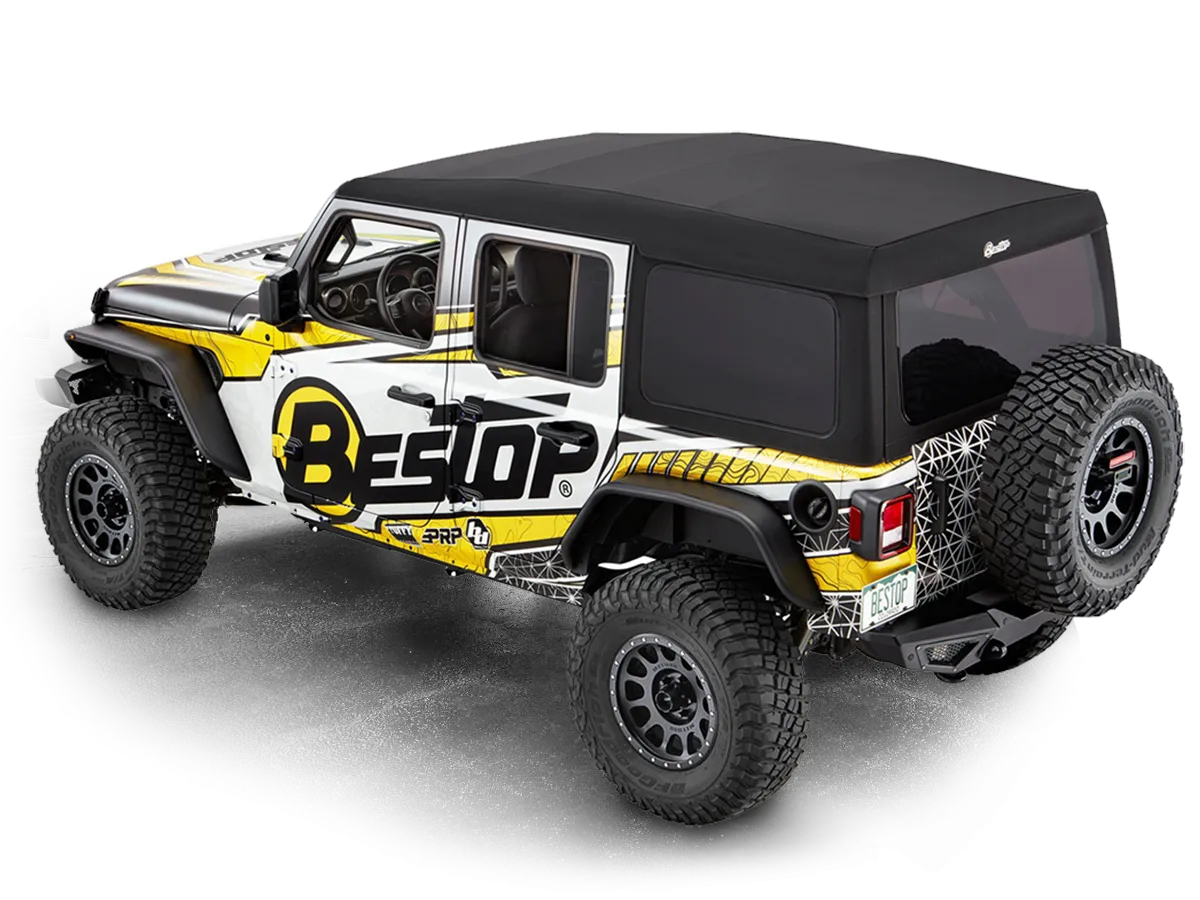 BESTOP Supertop Ultra (Black Twill) for 18-up Jeep Wrangler JL Unlimited