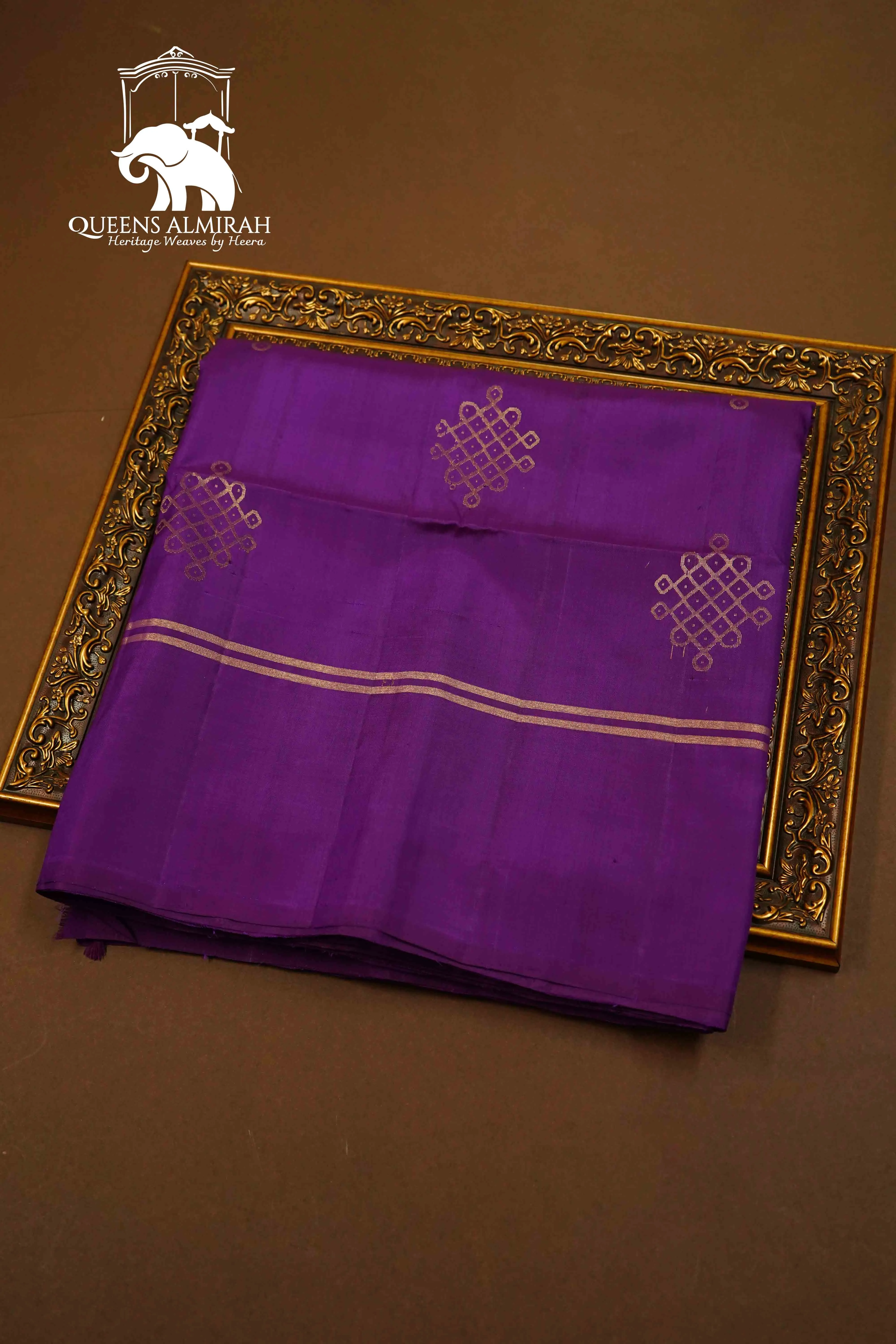 BUTTERFLY BUSH PURE KANCHI SOFT SILK SAREE