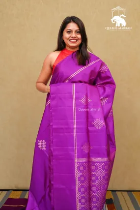 BUTTERFLY BUSH PURE KANCHI SOFT SILK SAREE