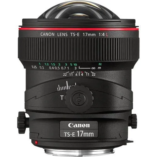 Canon TS-E 17mm f/4L Tilt-Shift Lens for Canon EF Mount   Accessories (International Model with 2 Year Warranty)