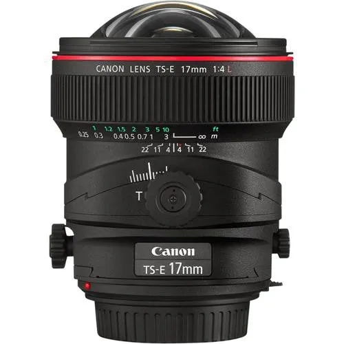 Canon TS-E 17mm f/4L Tilt-Shift Lens for Canon EF Mount   Accessories (International Model with 2 Year Warranty)