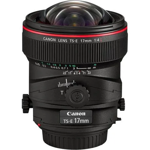 Canon TS-E 17mm f/4L Tilt-Shift Lens for Canon EF Mount   Accessories (International Model with 2 Year Warranty)
