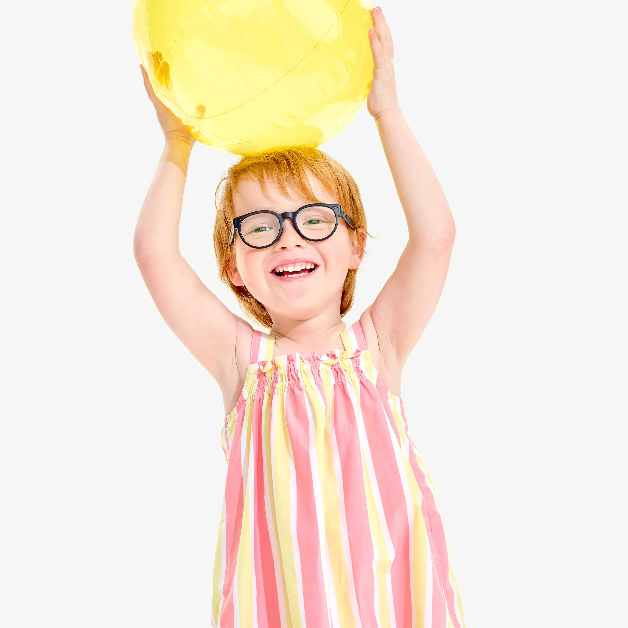 Clearance kids woven smocked sundress in stripe