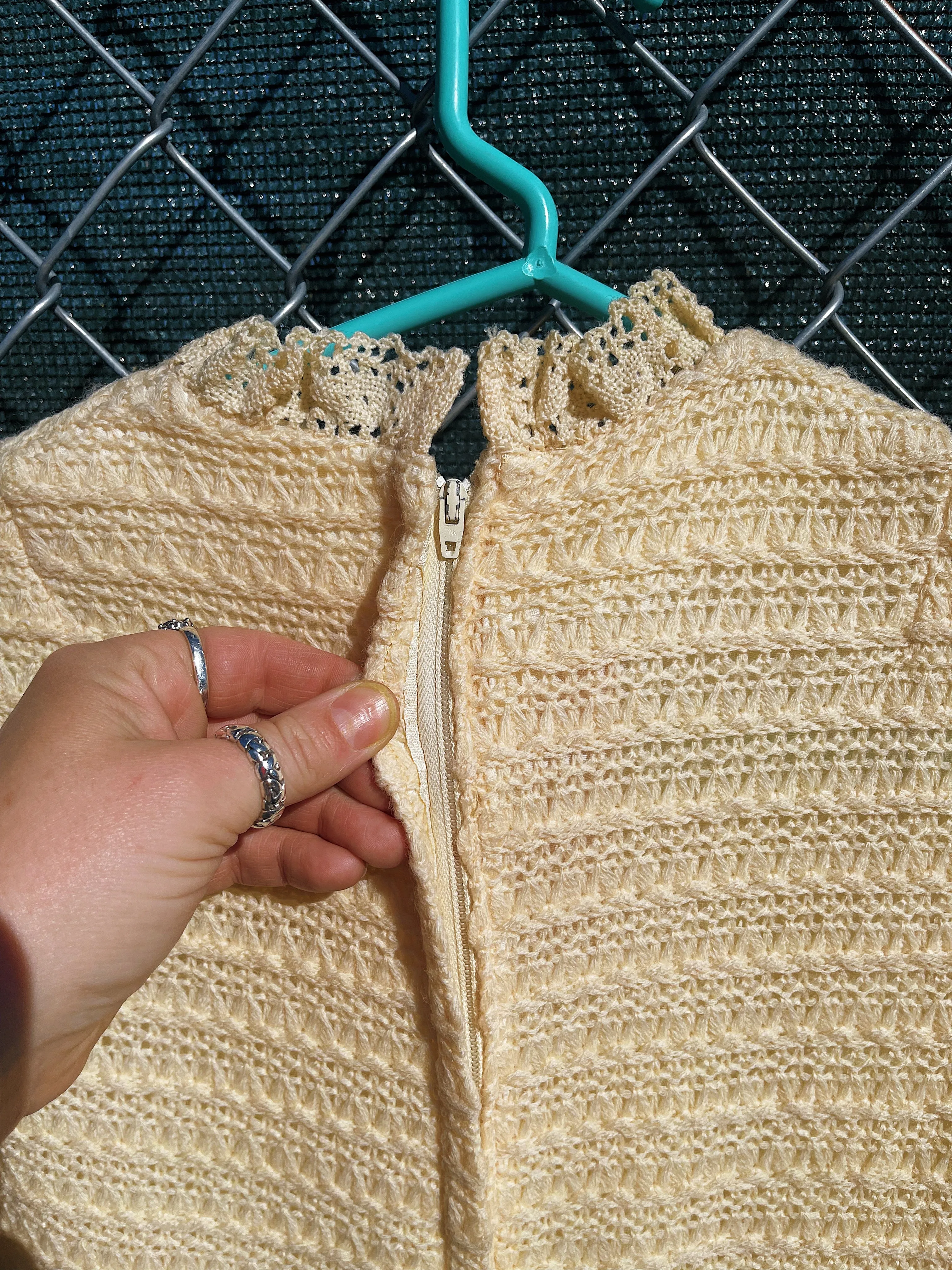 Crochet Shift Dress