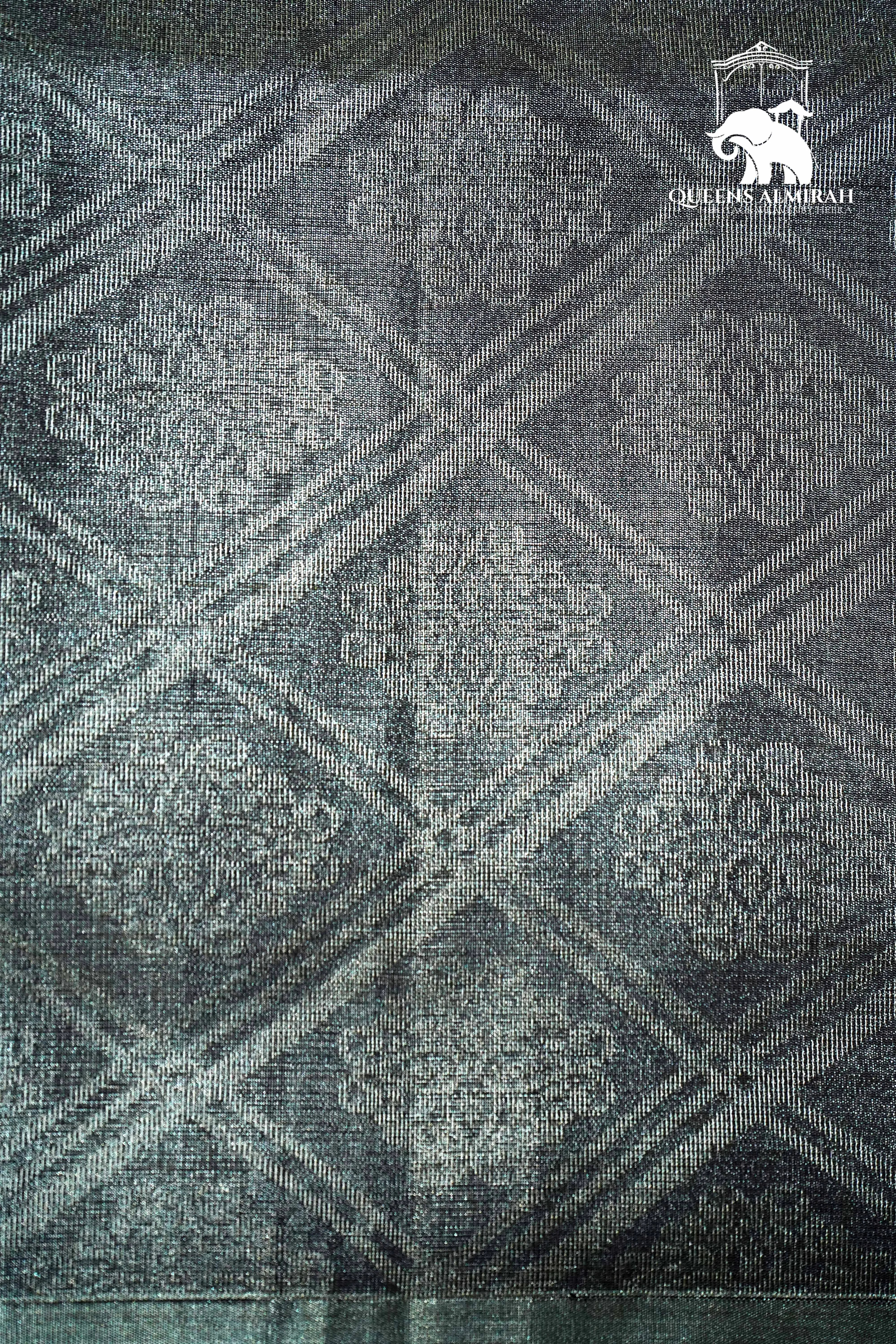 GREY WITH TISSUE BORDER SOFT SILK SAREE