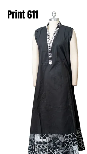 Kara Chic 7805 Print Collar Dress