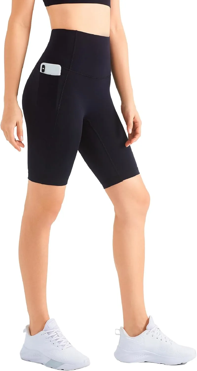 Kseniya Women's Yoga Shorts-Athletic Shorts with Pockets High Waisted and Comfortable.