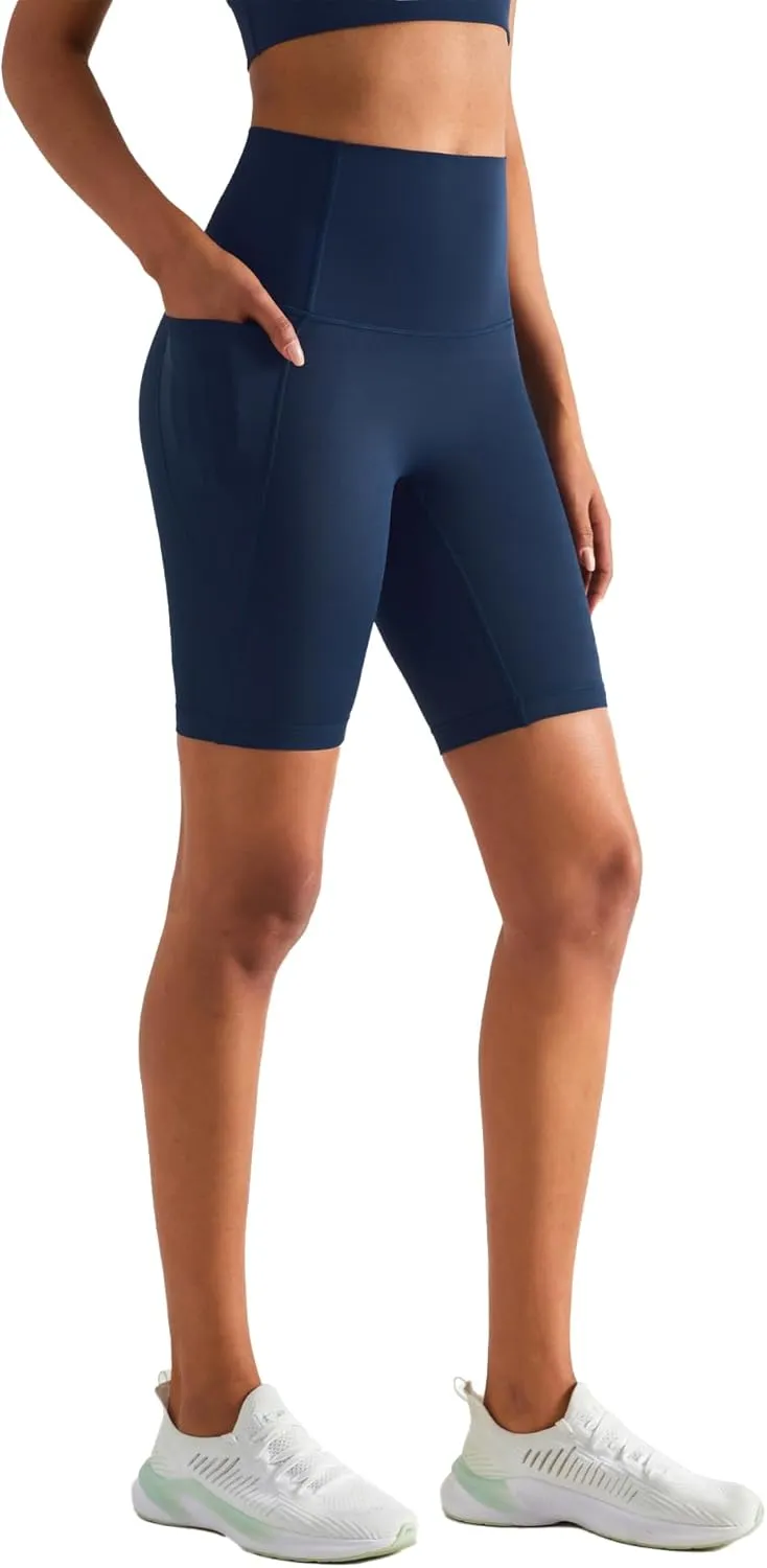 Kseniya Women's Yoga Shorts-Athletic Shorts with Pockets High Waisted and Comfortable.