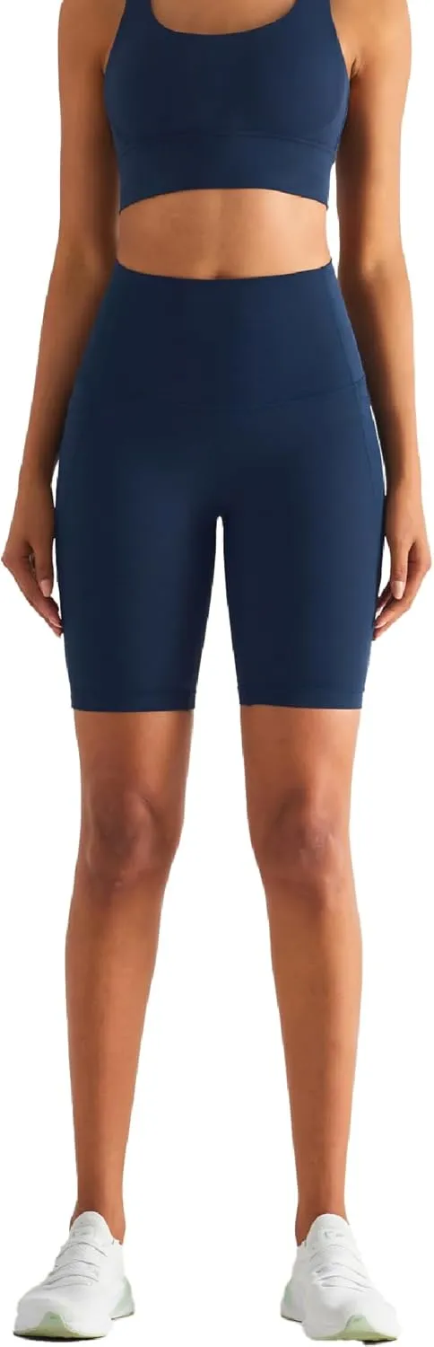 Kseniya Women's Yoga Shorts-Athletic Shorts with Pockets High Waisted and Comfortable.