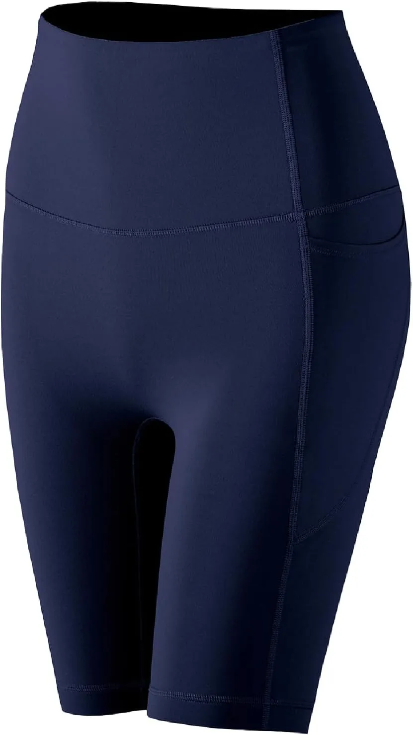 Kseniya Women's Yoga Shorts-Athletic Shorts with Pockets High Waisted and Comfortable.