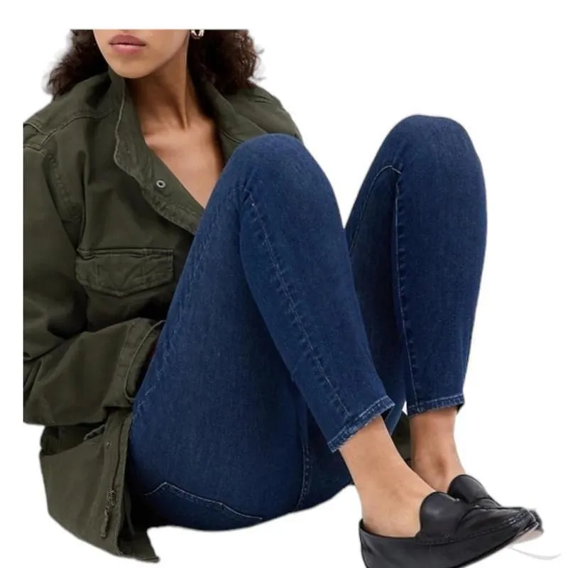Ladies Extra High Waist Super Strong Stretchy Skinny Denim Jeans | Plain | "Bobo"