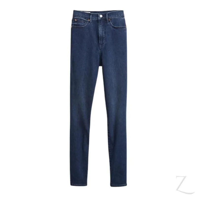 Ladies Extra High Waist Super Strong Stretchy Skinny Denim Jeans | Plain | "Bobo"