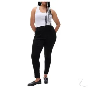 Ladies High Rise Super Strong Stretchy Skinny Denim Jeans | Plain | "Bobo"