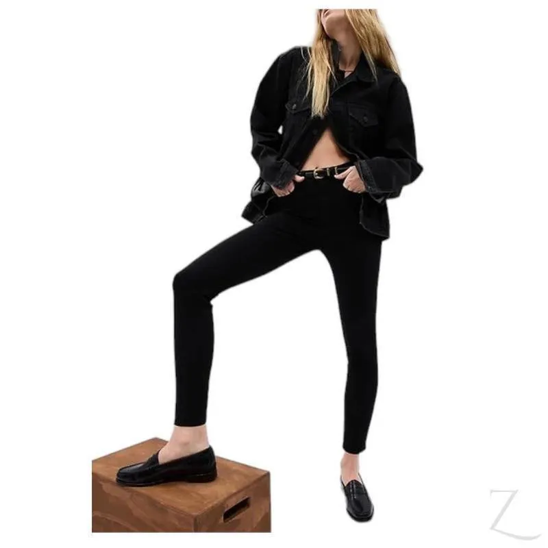 Ladies High Rise Super Strong Stretchy Skinny Denim Jeans | Plain | "Bobo"