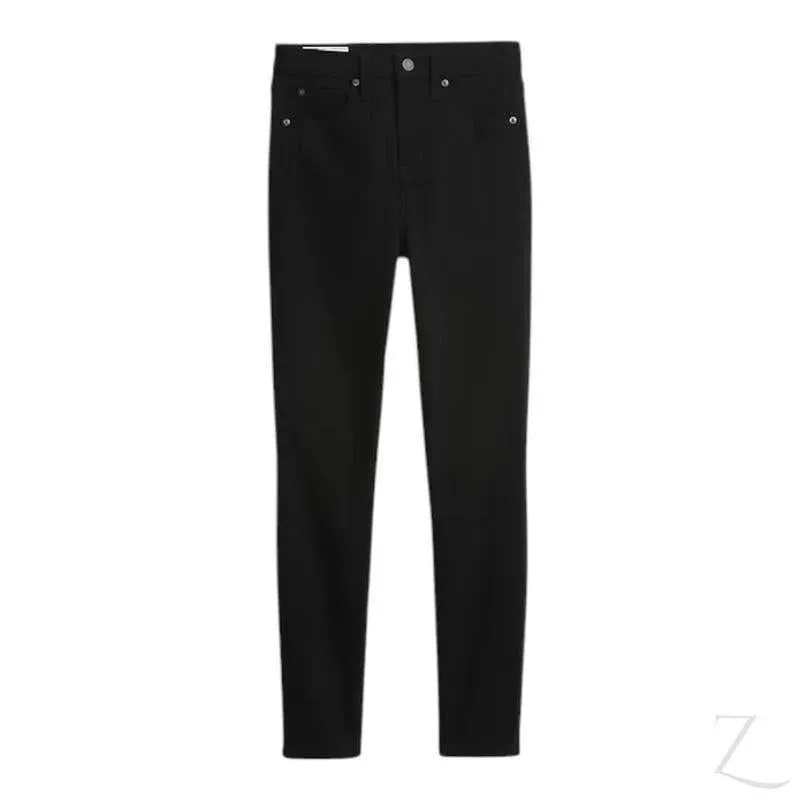 Ladies High Rise Super Strong Stretchy Skinny Denim Jeans | Plain | "Bobo"