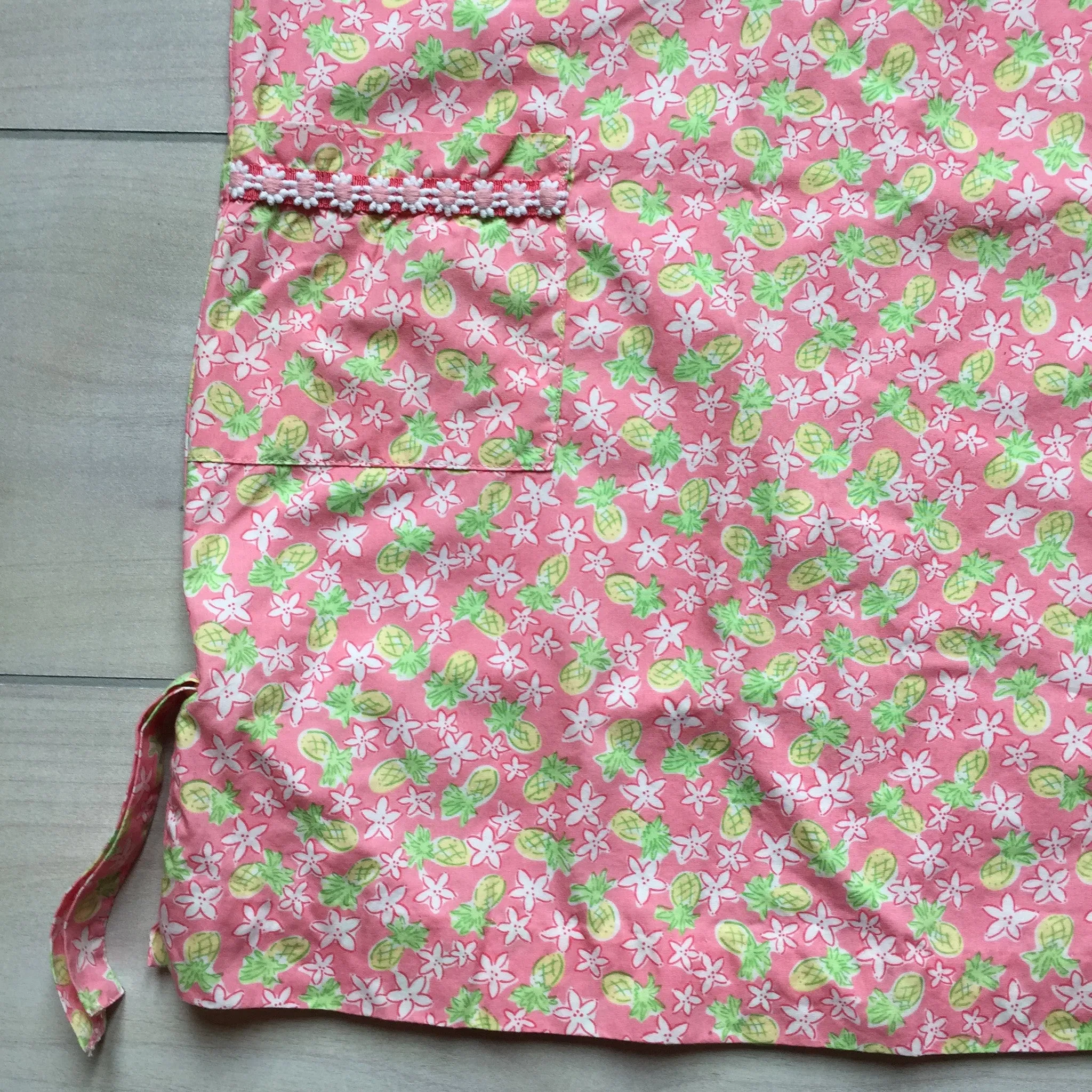 Lilly Pulitzer Pink Pineapple Print Shift Dress