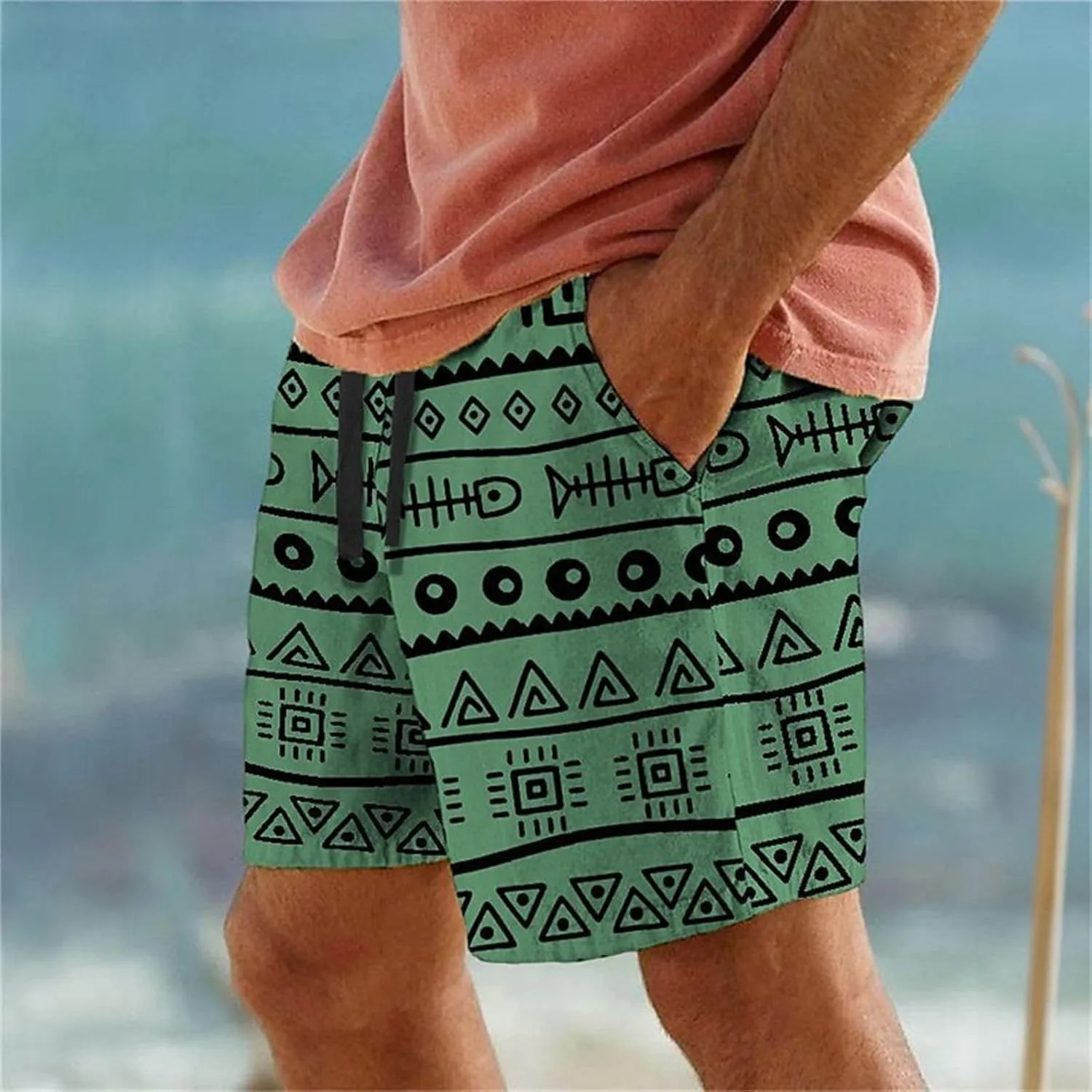 Mens Bathing Suit Quick Drying Sports Surfing Pants 's Men's Pants Lightweight and Comfortable Summer Wear Men Swim