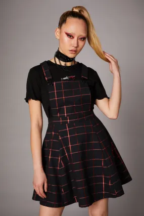 Metallic Check Tartan Pinafore