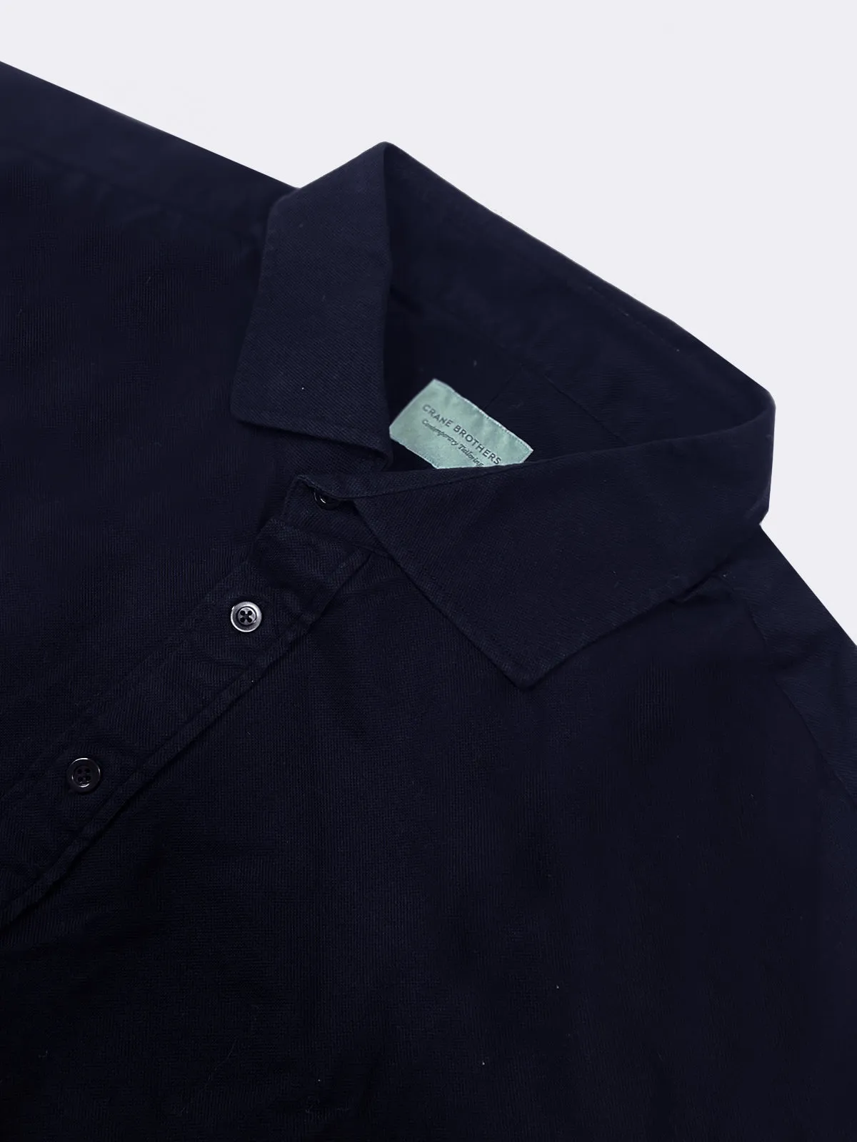Navy Cotton Pique Polo