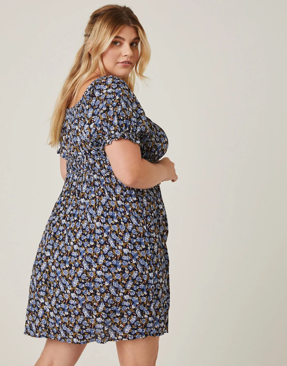 Plus Size Rosey Floral Sundress