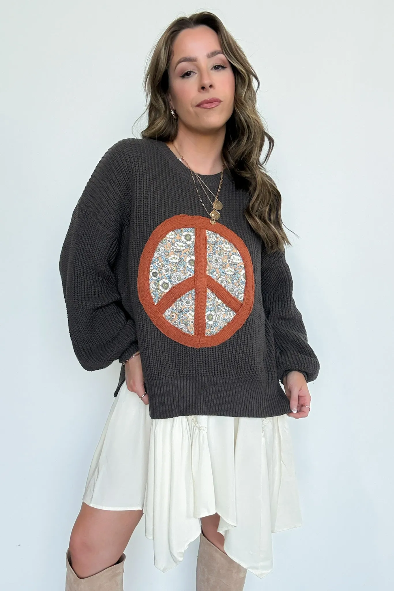 Right Moment Asymmetric Flare Dress