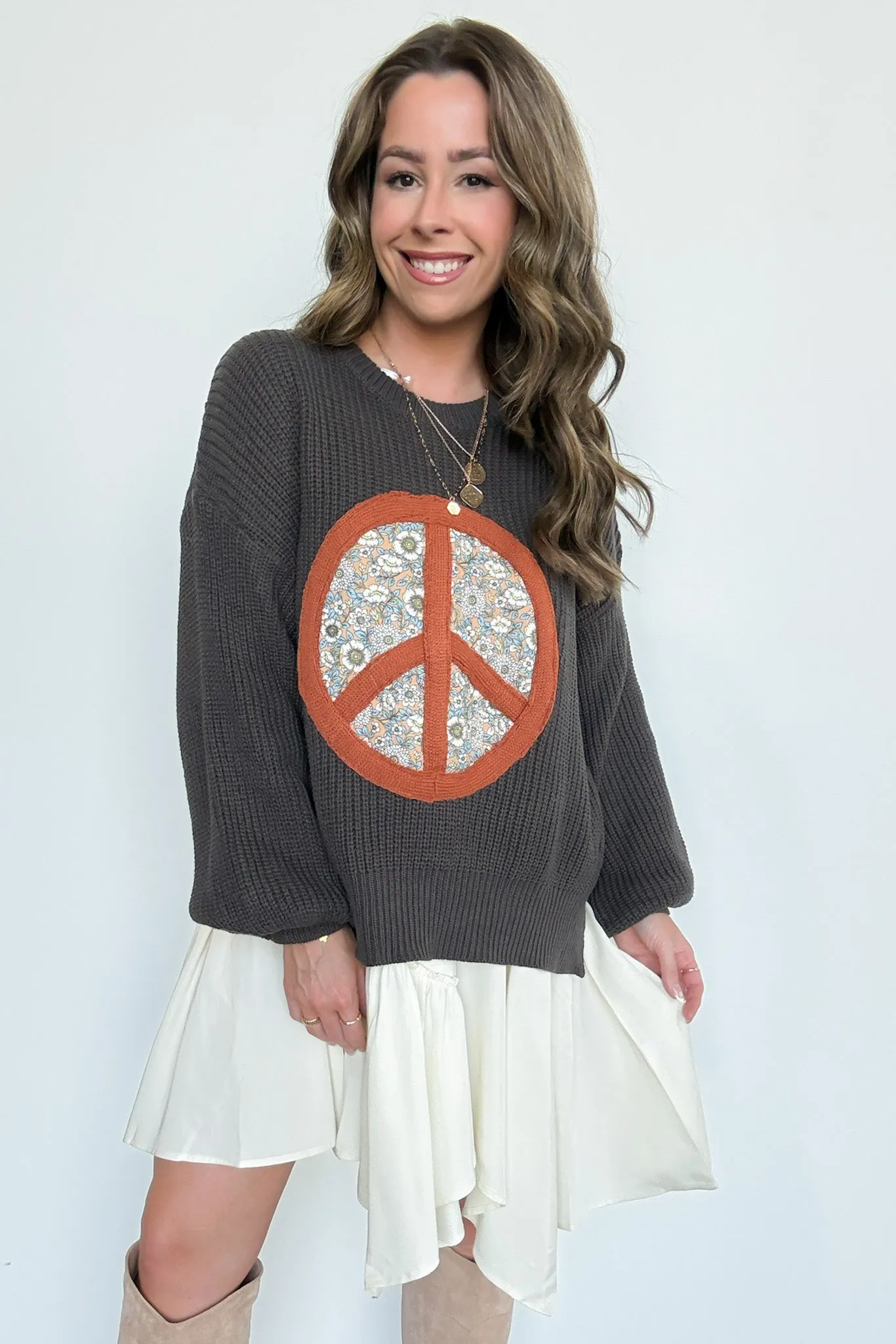 Right Moment Asymmetric Flare Dress