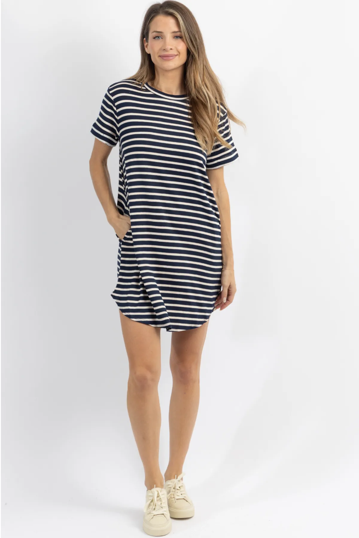 SAILOR STRIPE SHIFT   SHOUT DRESS