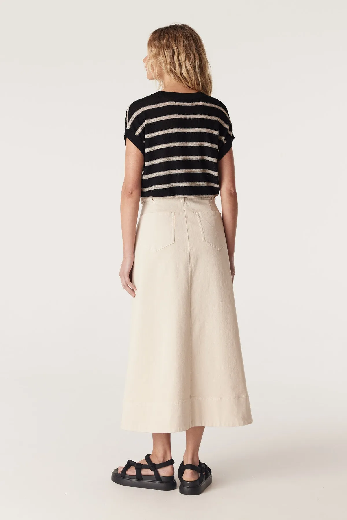 Samba Drill Skirt - Ecru
