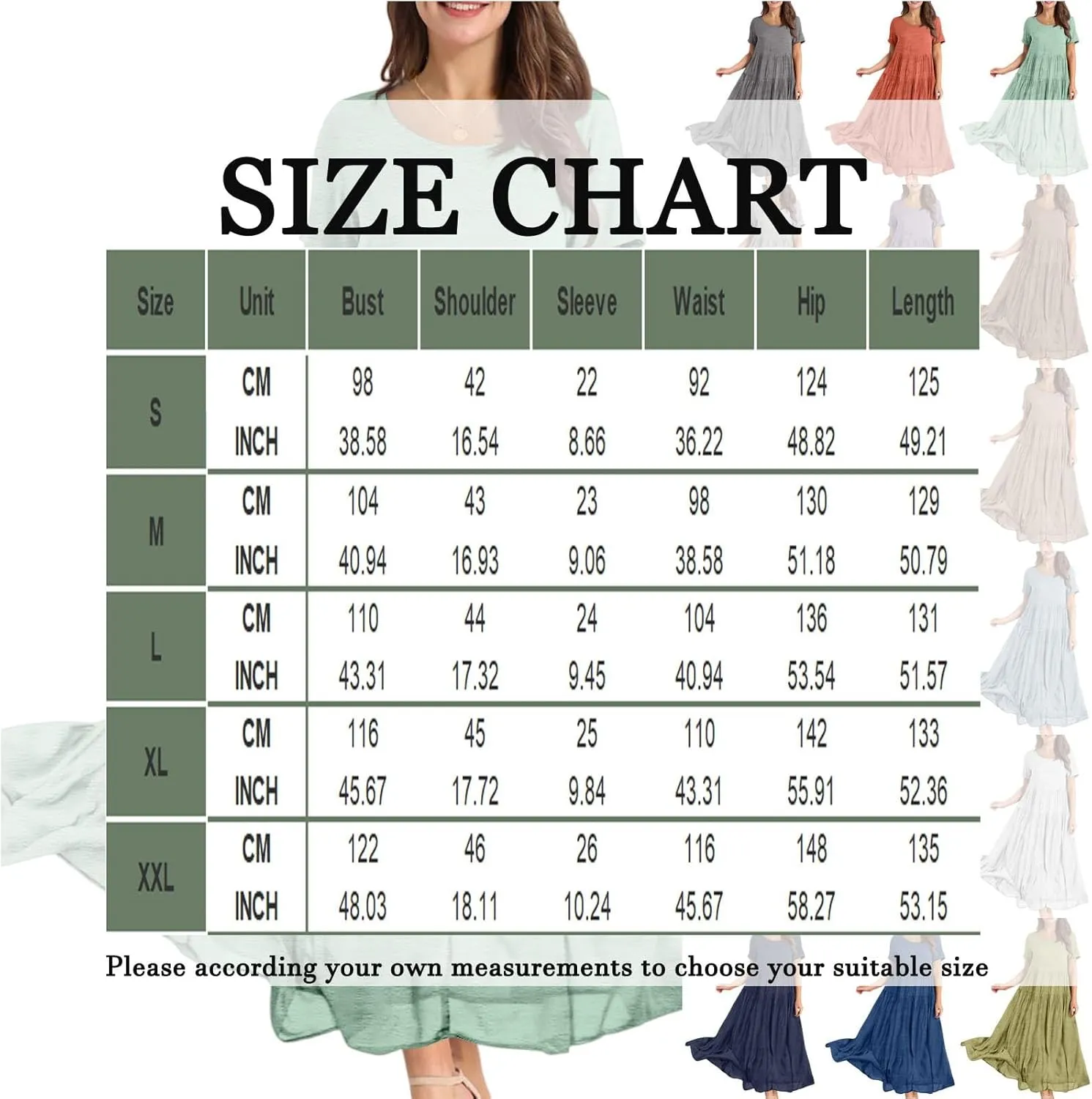 Womens Summer Dress Boho Floral Print Short Sleeve Wrap Crewneck Ruffle A-Line Flowy Hawaiian Tiered Maxi Dresses