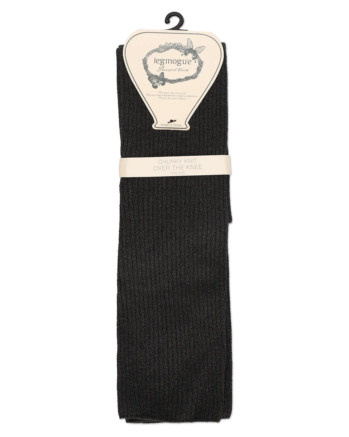 Women's Textured Tone Over The Knee Cotton Blend Warm Sock