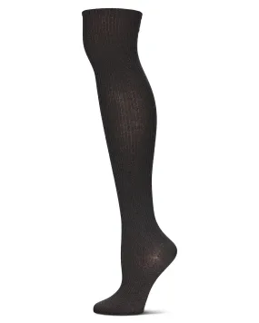 Women's Textured Tone Over The Knee Cotton Blend Warm Sock